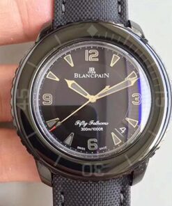 Blancpain Fifty Fathoms Dark Knight 5015-11C30-52A ZF Factory Black Dial Replica Watch - UK Replica