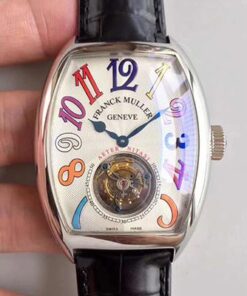 Franck Muller Crazy Color Dreams Tourbillon 8880 White Dial Replica Watch - UK Replica