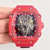 Richard Mille RM27-03 Red Forged Carbon Black Skeleton Dial Replica Watch - UK Replica