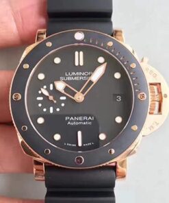 Panerai Luminor Submersible PAM684 XF Factory Black Dial Replica Watch - UK Replica