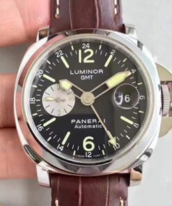 Panerai Luminor GMT PAM088 Black Dial Replica Watch - UK Replica