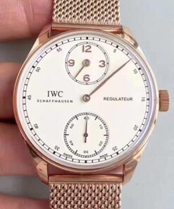 IWC Portugieser Regulateur IW544402 YL Factory White Dial Replica Watch - UK Replica