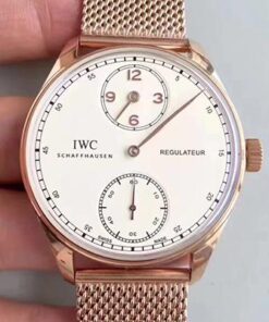 IWC Portugieser Regulateur IW544402 YL Factory White Dial Replica Watch - UK Replica