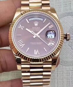 Rolex Day Date 228235 2018 40mm EW Factory Purple Dial Replica Watch - UK Replica