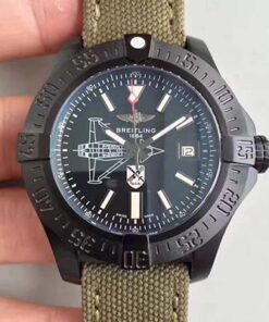 Breitling Avenger II Seawolf Boelcke M173316Y/BE72 GF Factory Black Dial Replica Watch - UK Replica