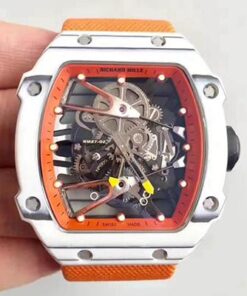 Richard Mille RM27-02 Forged Carbon Black and Skeleton Dial Replica Watch - UK Replica