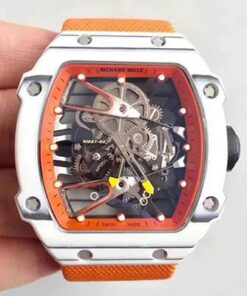 Richard Mille RM27-02 Forged Carbon Black and Skeleton Dial Replica Watch - UK Replica