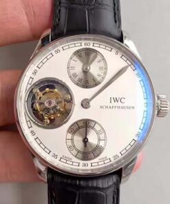 IWC Portugieser Tourbillon Regulator IW544603 YL Factory White Dial Replica Watch - UK Replica