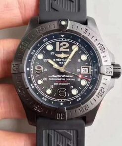 Breitling Superocean Steelfish A17390 GF Factory Black Dial Replica Watch - UK Replica