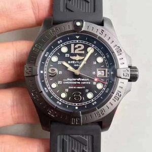 Breitling Superocean Steelfish A17390 GF Factory Black Dial Replica Watch - UK Replica