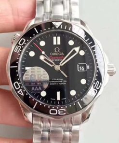 Omega Seamaster Diver 300M Co-Axial 41MM 212.30.41.20.01.003 MKS Factory Black Dial Replica Watch - UK Replica