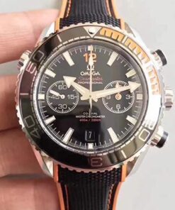 Omega Seamaster Planet Ocean 600M Chronograph 215.32.46.51.01.001 OM Factory V2 Black Dial Replica Watch - UK Replica