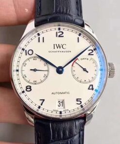 IWC Portugieser IW500705 ZF Factory V4 White Dial and Blue Markers Replica Watch - UK Replica