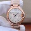 Ballon Bleu De Cartier Ladies 33 WE902062 V9 Factory White Textured Dial Replica Watch - UK Replica