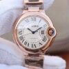 Cartier W6920068 White Dial V9 Factory Replica Cartier Ballon Bleu Watch