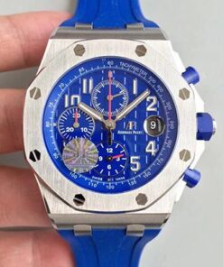 Audemars Piguet Royal Oak Offshore Chronograph 26470 JF Factory V2 Blue Dial Replica Watch - UK Replica