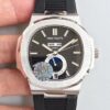 Patek Philippe Nautilus Annual Calendar Moonphase 5726A KM Factory V2 Black Dial Replica Watch - UK Replica