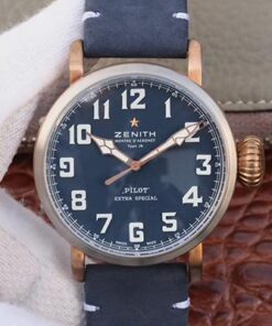 Zenith Pilot Type 20 Extra Special 29.2430.679.21.C753 XF Factory Blue Dial Replica Watch - UK Replica