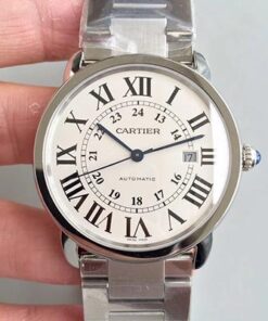 Cartier Ronde Solo De W6701011 42MM ZF Factory White Dial Replica Watch - UK Replica