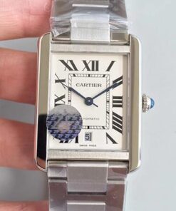 Cartier Tank Solo XL Automatic W5200028 ZF Factory White Dial Replica Watch - UK Replica