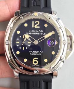 Panerai Luminor Submersible PAM024 V2 Black Dial Replica Watch - UK Replica
