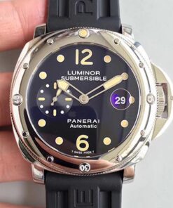 Panerai Luminor Submersible PAM024 V2 Black Dial Replica Watch - UK Replica