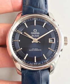 Omega De Ville Hour Vision Co-Axial 41MM 431.33.41.21.03.001 3S Factory Blue Dial Replica Watch - UK Replica