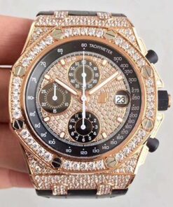 Audemars Piguet Royal Oak Offshore 26067OR.ZZ.D002CR.01 JF Factory V3 Diamond Dial Replica Watch - UK Replica