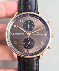 IWC Portugieser Chronograph IW371482 ZF Factory Anthracite Dial Replica Watch - UK Replica