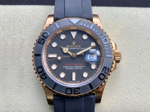 Replica Rolex Yacht Master 116655 Black Dial Noob Factory Replica Rolex Yacht Master Watch - Buy Replica Watches