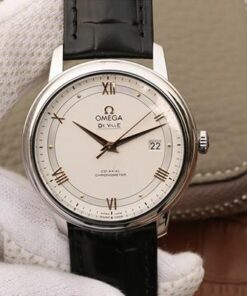 Omega De Ville Prestige Co-Axial 39.5MM 424.13.40.20.02.005 MKS Factory Silver Dial Replica Watch - UK Replica