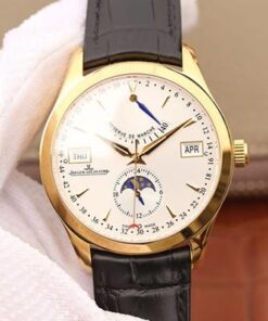 Jaeger-LeCoultre Master Calendar Q151242A 18K Yellow Gold Silver Dial Replica Watch - UK Replica