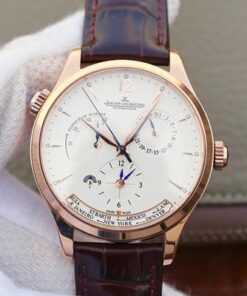 Jaeger-LeCoultre Master Calendar 1428421 Rose Gold White Dial Replica Watch - UK Replica