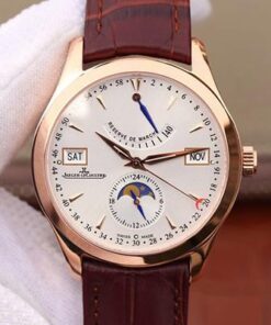 Jaeger-LeCoultre Master Calendar Q151242A Rose Gold Silver Dial Replica Watch - UK Replica