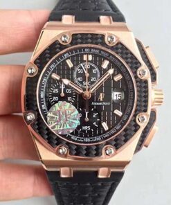 Audemars Piguet Royal Oak Offshore Juan Pablo Montoya 26030RO.00.D001IN.01 JF Factory V2 Black Dial Replica Watch - UK Replica