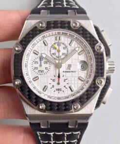 Audemars Piguet Royal Oak Offshore Juan Pablo Montoya 2603010.OO.D001IN.01 JF Factory V2 White Dial Replica Watch - UK Replica