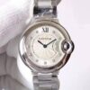 Ballon Bleu De Cartier WE9020 33mm V6 Factory White Dial Replica Watch - UK Replica