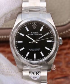 Rolex Oyster Perpetual 114300 Black Dial AR Factory Replica Rolex Oyster Perpetual Watch