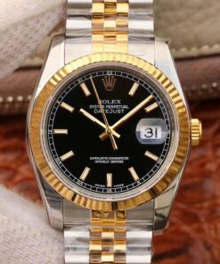 Rolex Datejust 126233 36mm AR Factory Black Dial Replica Watch - UK Replica
