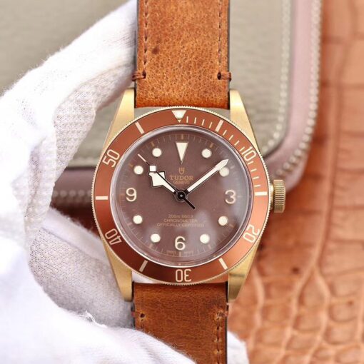 Tudor Heritage Black Bay Bronze 79250B XF Factory Brown Dial Replica Watch - UK Replica