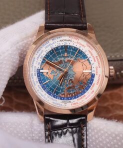 8F Factory Jaeger-LeCoultre Geophysic Univrsal Time 8102520 Pink Gold Replica Watch