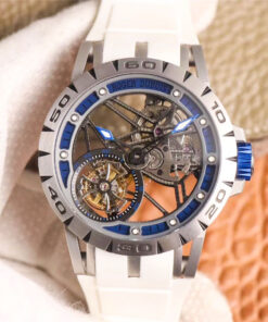 JB Factory Roger Dubuis Excalibur Spider Italdesign Edition RDDBEX0622 Bule Replica Watch