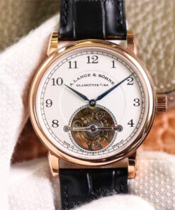 A Lange Sohne 1815 730.032 Pink Gold Replica Tourbillon Watch