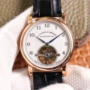 A Lange Sohne 1815 730.032 Pink Gold Replica Tourbillon Watch