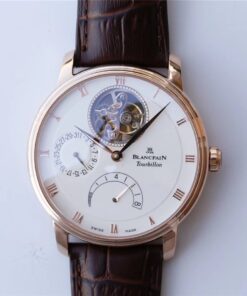 Blancpain Villeret 6025-3642-55b Real Tourbillon JB Factory Replica Blancpain Watches