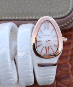 Bvlgari Serpenti Spiga Watch 102886 BV Factory Rose Gold No Diamond Replica Watch