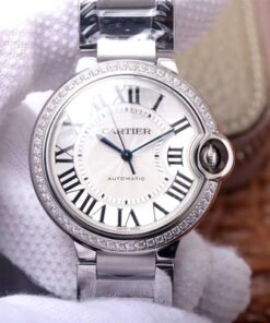 Cartier Ballon Bleu W4BB0017 V6 Factory White Dial Replica Watch