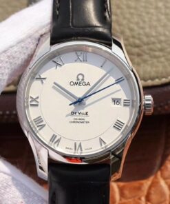 Omega De Ville 431.13.41.21.02.001 VS Factory White Dial Replica Watch