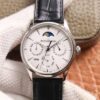 Jaeger-LeCoultre Master Ultra Thin Moon Perpetual Calendar 130842J V9 Factory White Dial Replica Watch