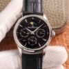 Jaeger-LeCoultre Master Ultra Thin Moon Perpetual Calendar 1308470 V9 Factory Black Dial Replica Watch